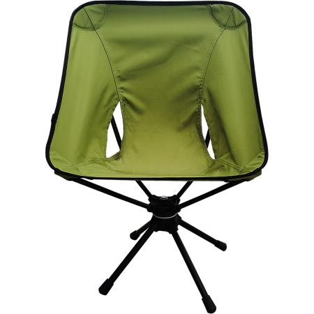 釣りハイキング用のコンパクトな折りたたみアルミニウム 360 度キャンプ回転椅子。 