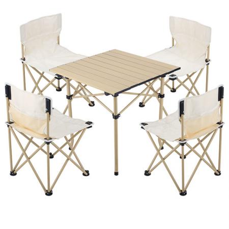 折りたたみ椅子と椅子付きテーブルポータブルピクニックテーブルシート椅子屋外芝生ガーデン用ダイニングテーブル 