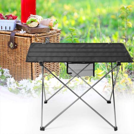屋外ピクニック用ポータブルキャンプサイドテーブル 