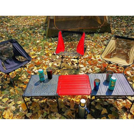 釣り旅行テーブルのためのポータブル屋外折りたたみ式折りたたみキャンプテーブル 