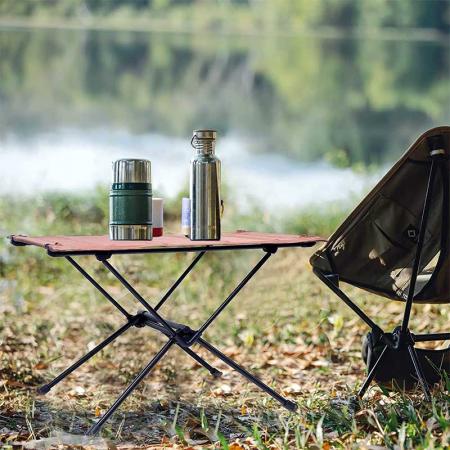 釣りビーチ屋外ピクニックやハイキング用の収納バッグ付きポータブル折りたたみ式キャンプテーブル 