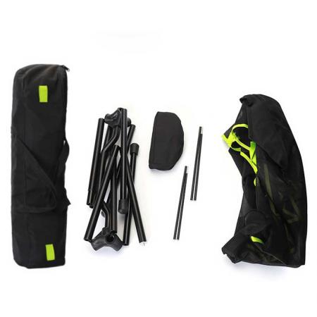 300ポンドまでのビーチバルコニー旅行釣りピクニックサポートのためのハンドバッグフットレストスイングキャンプチェアを備えた屋外用ロッキングチェア 