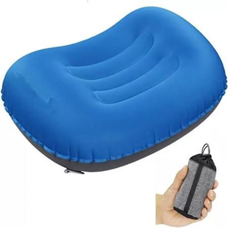 首と腰をサポートするための圧縮可能な快適な人間工学に基づいた膨張枕 