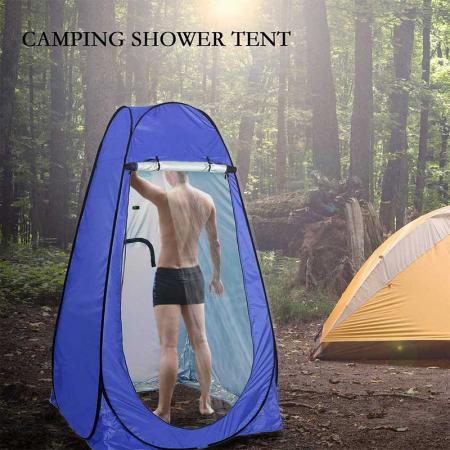 キャンプシャワーテントポップアッププライバシーテントあなたのポータブルシャワーバスルームテントポータブル更衣室
 