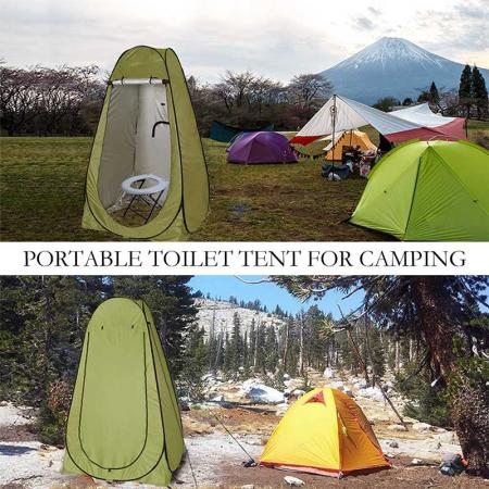 ポップアッププライバシーテントキャンプシャワーテント更衣室屋外ハイキング用キャリーバッグ付き
 