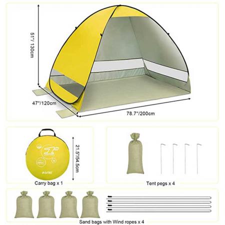卸売屋外キャンプビーチトライアングルキャノピーサンシェードシェルターUV保護テント
 