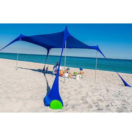 UV保護付きの屋外ポータブルライクラビーチテント
 