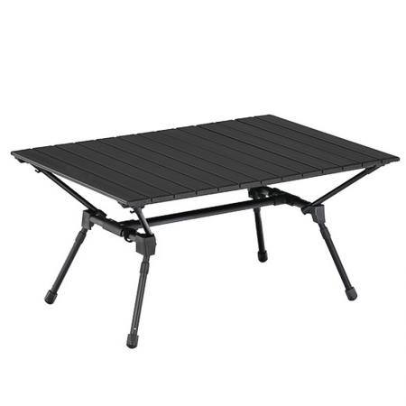 新デザイン超軽量アルミ折りたたみキャンプテーブル OEM ODM 折りたたみピクニックテーブル高さ調節可能な折りたたみキャンプテーブル 