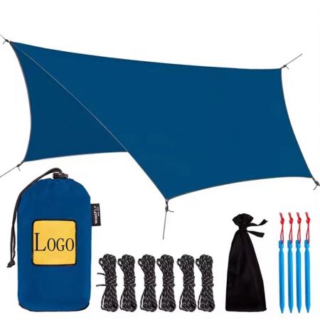 屋外用 UVカット 軽量 キャンプ用 破れにくい 防水 タープ 