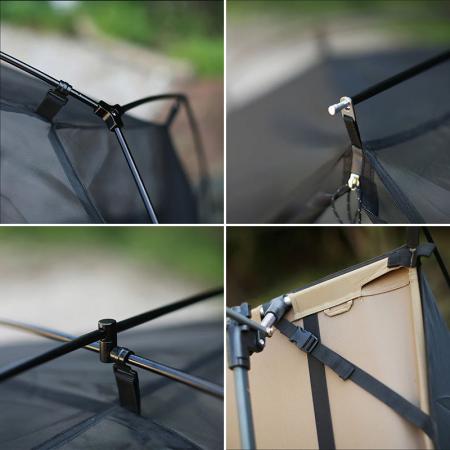 屋外キャンプテント 1-2 人ハイキングテント防水カップル屋外拡張スペーステント 