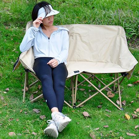 ローMOQダブルシート屋外の軽量折りたたみビーチキャンプメッシュバッグ付きポータブル釣り椅子 