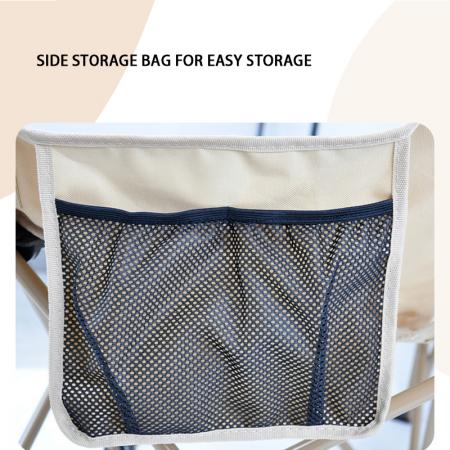 ローMOQダブルシート屋外の軽量折りたたみビーチキャンプメッシュバッグ付きポータブル釣り椅子 