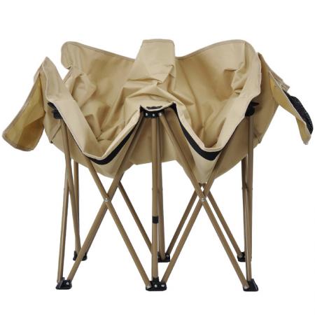 ローMOQダブルシート屋外の軽量折りたたみビーチキャンプメッシュバッグ付きポータブル釣り椅子 
