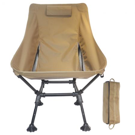 卸売りの屋外折りたたみ式ムーンチェアバックパッキングキャンプビーチチェア 