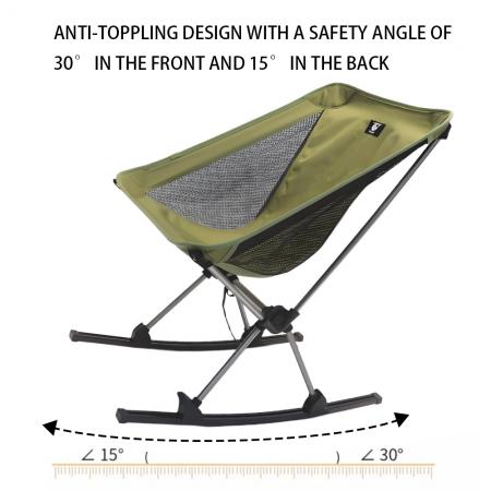 Feistel キャンプチェア 2脚セット ロッキングランナー アクセサリー 