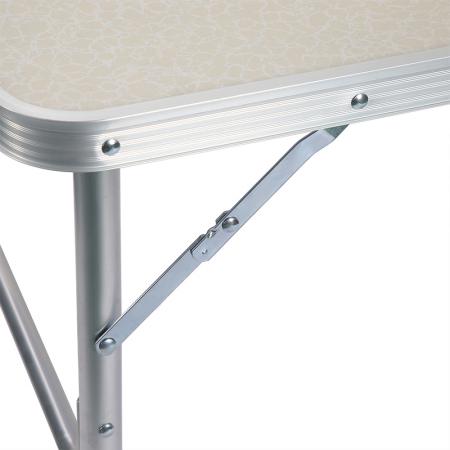 ポータブルアルミ合金キャンプテーブル 高さ調節可能 多機能 アウトドア ビーチ バーベキューテーブル 