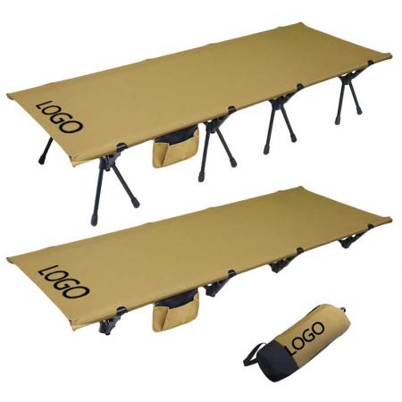 アウトドア用超軽量シングルコンパクトポータブル折りたたみキャンプベッド 