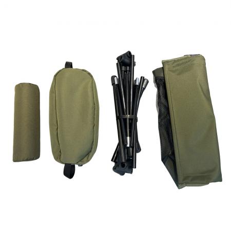 屋外用通気性のある幅広ムーンチェア、ポータブル折りたたみ平行棒、ハイバックキャンプビーチチェア 