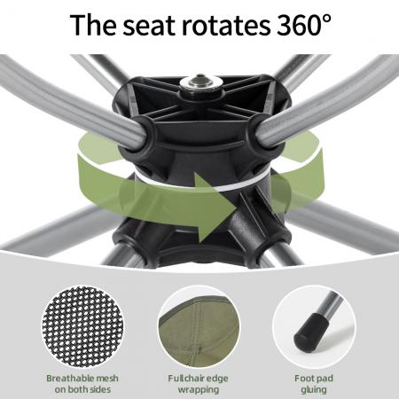 高品質カスタムロゴモダンデザインアウトドアキャンプ超軽量アルミ折りたたみビーチチェア 