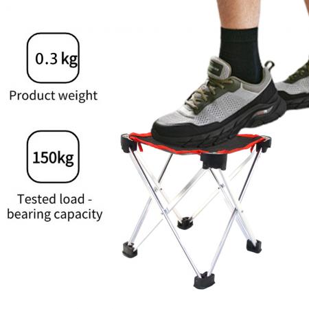 最も安価な軽量フレンチスタイルの折りたたみ式アルミガーデンアイテムピクニックキャンプ用スツール 