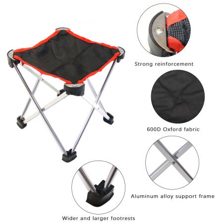 最も安価な軽量フレンチスタイルの折りたたみ式アルミガーデンアイテムピクニックキャンプ用スツール 