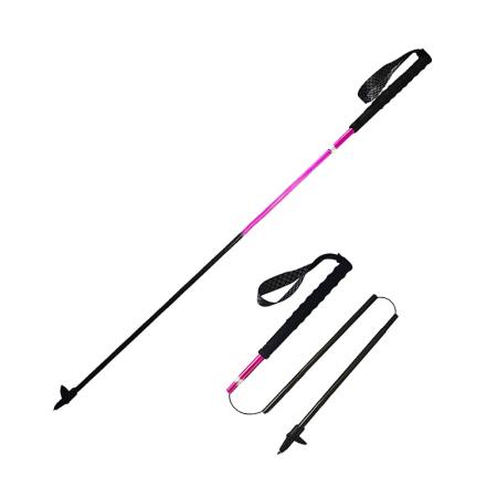 135g 超軽量 3K カーボンファイバー アウトドア 折りたたみ式 ハイキング トレッキングポール ノルディックウォーキングスティック 