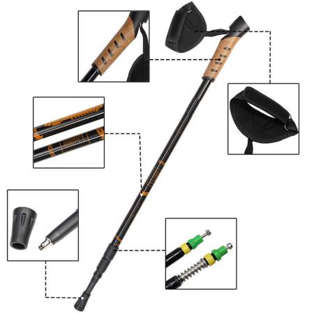 多機能ライトハイキングおよびスキーポールアウトドア用品 