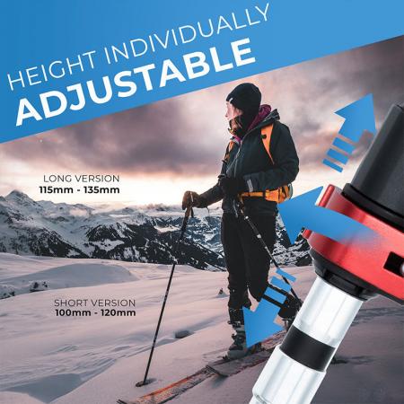 折りたたみ可能な軽量アルミニウム 7075 ハイキングポール ウォーキングスティック コルクグリップ付き 大人と子供用 