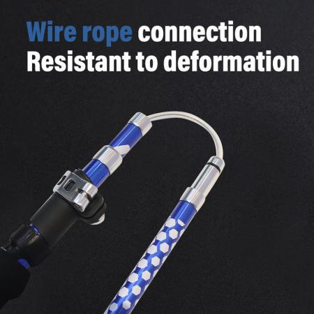 5セクション折りたたみトレッキングポール超軽量7075アルミニウムアウターロック合金アウトドアトレッキングポール 