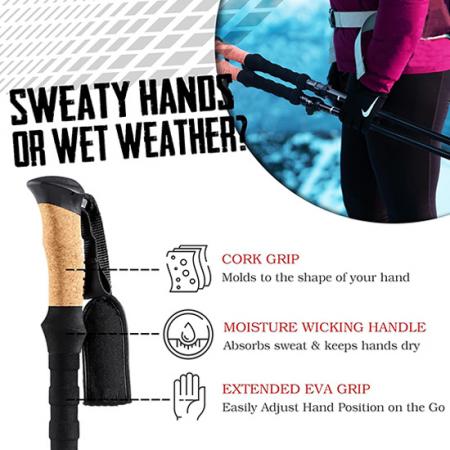 しっかりしたグリップ ハンドルが付いているアルミ合金の杖の上昇の棒
 