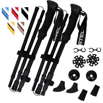 折りたたみ式カーボン超軽量トレッキングポール