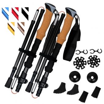 折りたたみ式カーボン超軽量トレッキングポール