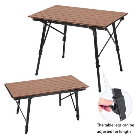 超軽量折りたたみビーチテーブル（キャリーバッグ付き）アウトドア旅行調理ピクニックキャンプテーブル 