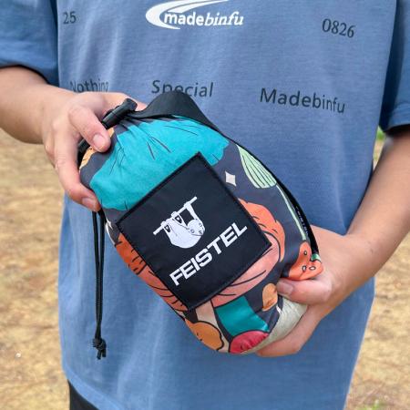 メーカー製 超大型 リラックスできる超軽量ポータブル ダブルスイングハンモック 