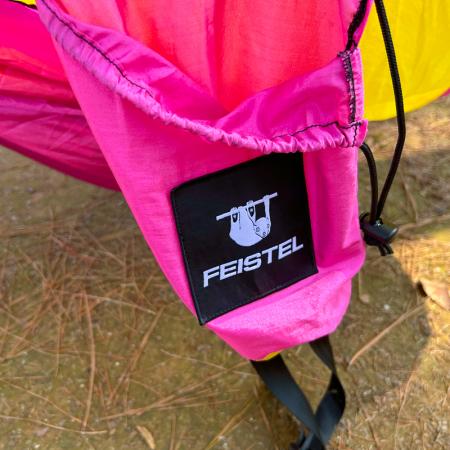 キャンプ用アウトドア軽量高耐荷重転倒防止ポータブルスイングレジャーダブルハンモック 