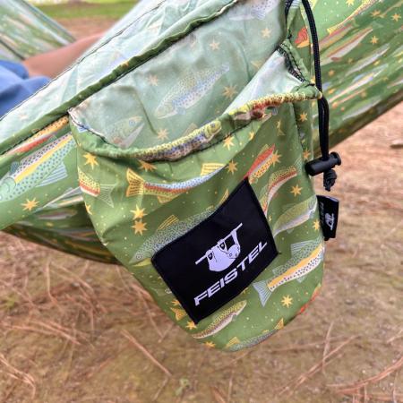 パラシュート生地ナイロン製キャンプ・ハイキング用防蚊ツリースイング（耐荷重150kg）アウトドアハンモック 