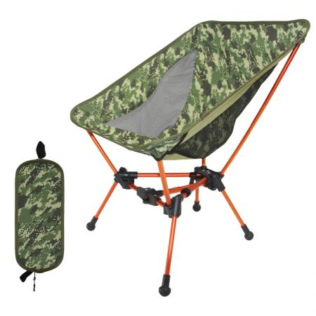 アウトドア用ポータブルピクニックフィッシング軽量キャンプムーンチェアポータブル折りたたみビーチチェア 