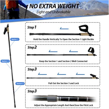軽量コンパクト設計。雪山トレッキング、ハイキング、アウトドアアドベンチャーに最適。 