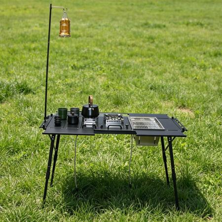 屋外用折りたたみ式モジュール式ガーデンクッキングハイキングピクニック折りたたみ式ダイニングIGTキャンプテーブル 