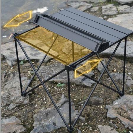 超軽量折りたたみ式アウトドアテーブル、キャンプ用キャリーバッグ、アウトドアポータブルキャンプテーブル 