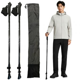 シニア向け日常ウォーキング 7075アルミニウム合金 折りたたみ式ウォーキングスティック トレッキングポール