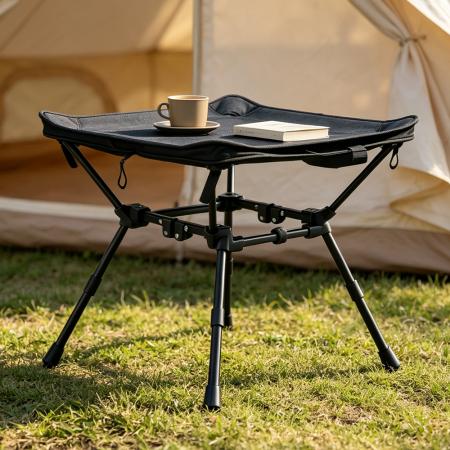 アルミ製スクエアミニキャンプスツール 超軽量ポータブル折りたたみチェア トラベル2wayコンパクトキャンプテーブル 