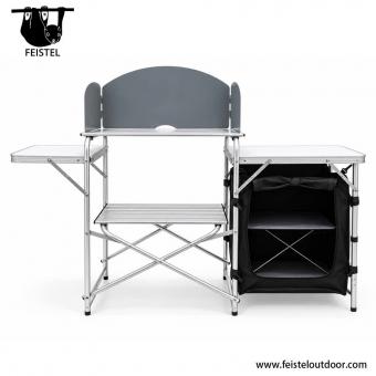 ポータブル折りたたみ式キャンプキッチンテーブル